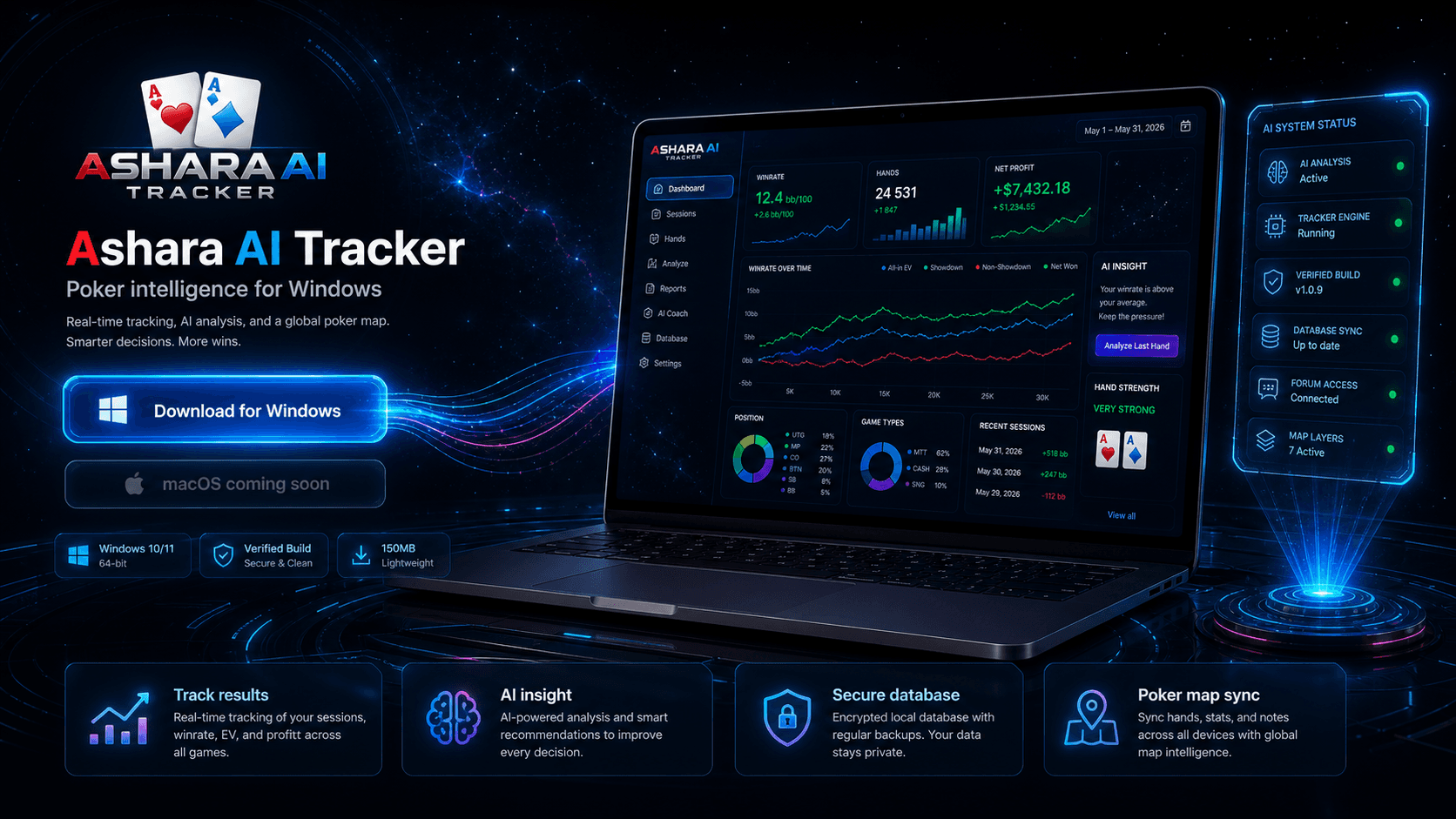 Ashara AI Tracker download screen